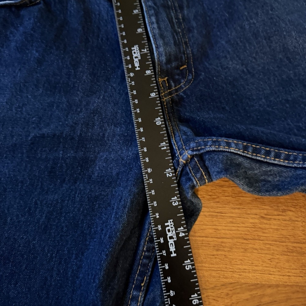 Levis 550 Jeans Mens 36x32 Actual 30 Inseam Medium Dark Wash Denim Straight Leg - Picture 5 of 7
